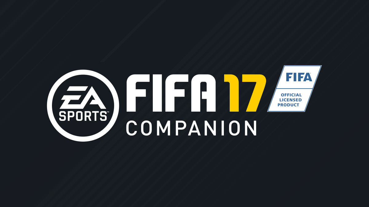 app is now available for iOS and Android. FUT 17 Companion app ...