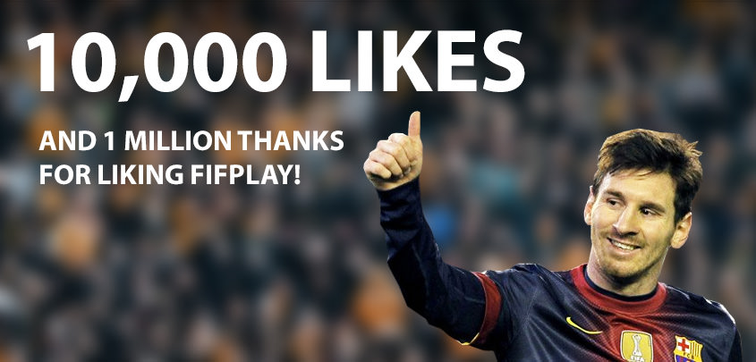 FIFPlay Facebook Page Got 10000 Likes