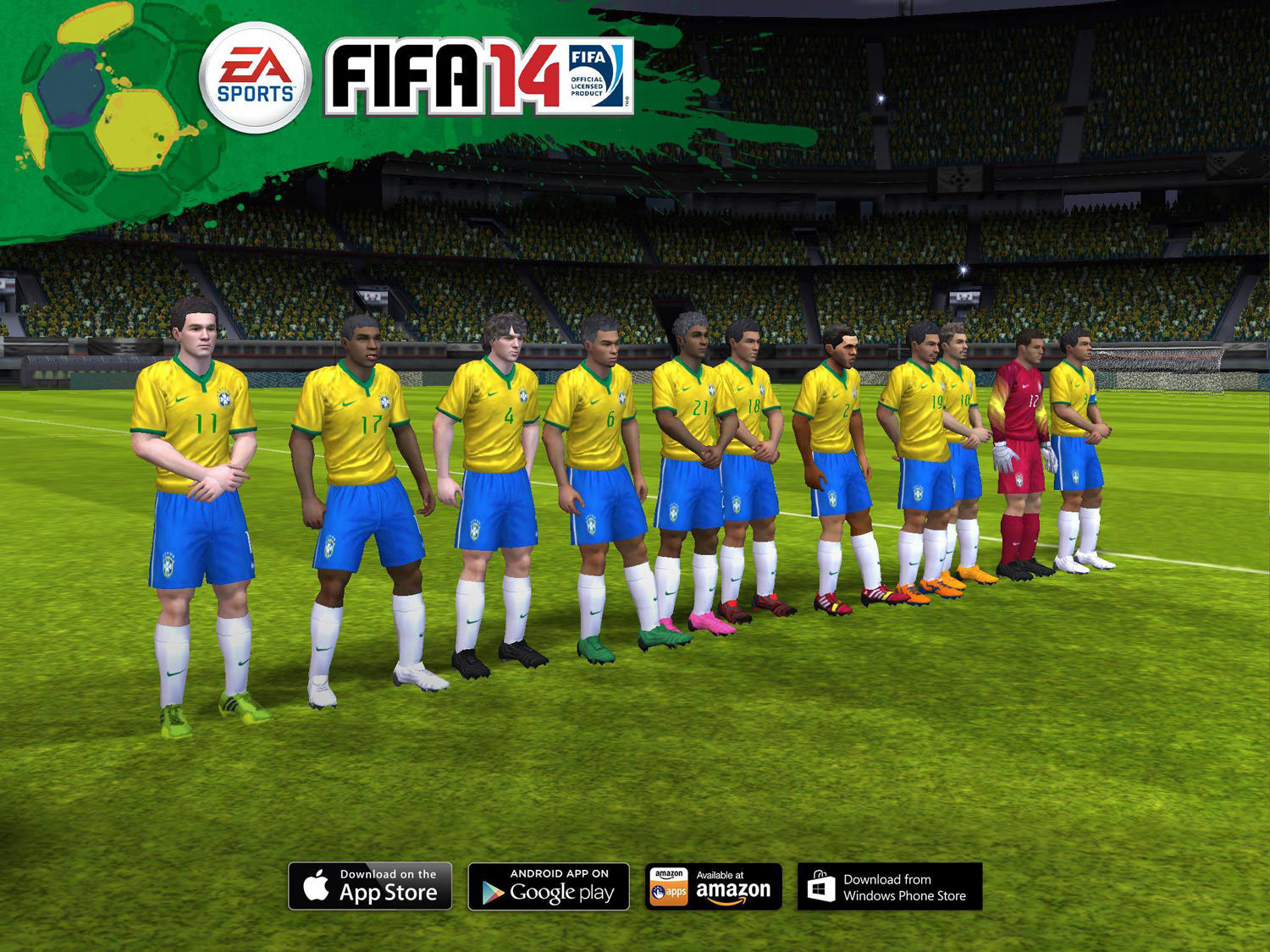 2014 FIFA World Cup on FIFA 14 Mobile