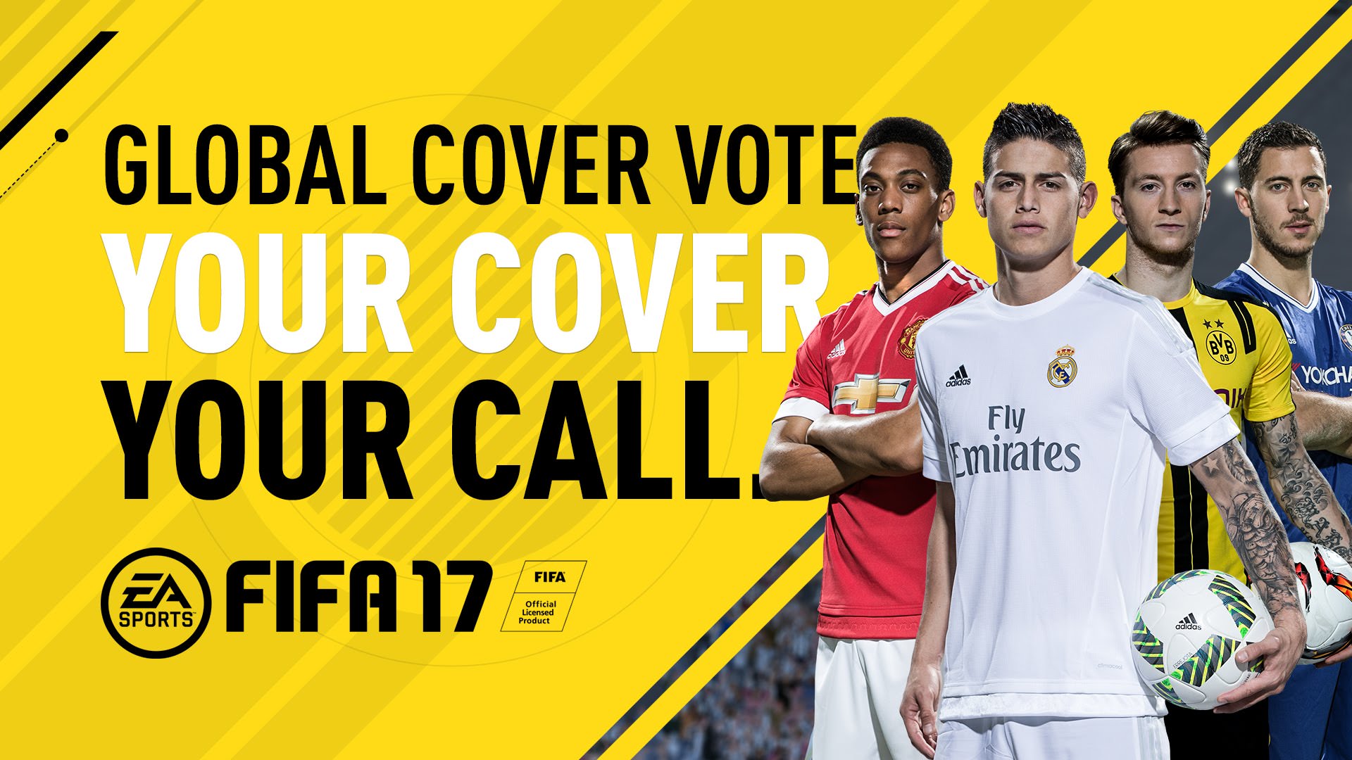 Vote for FIFA 17 Cover