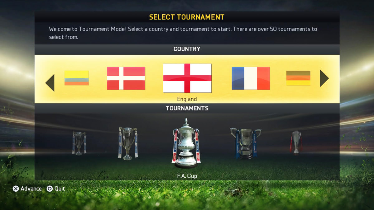 FIFA 15 Tournament Mode