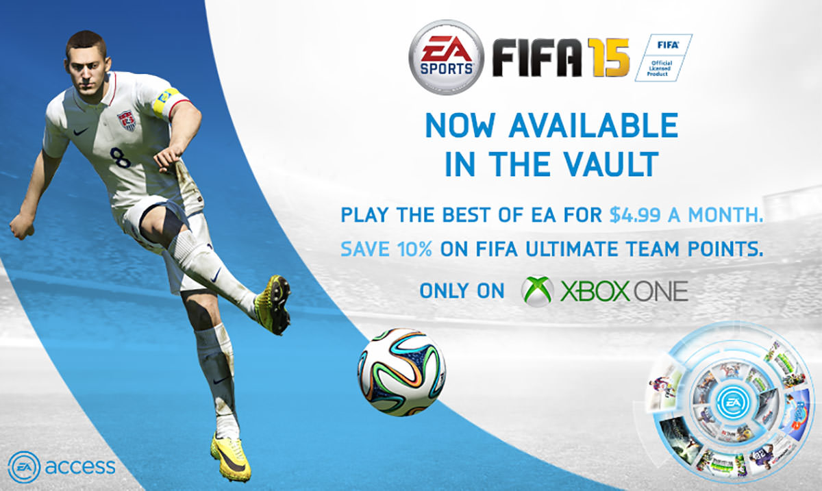 FIFA 15 Now Free for EA Access Members