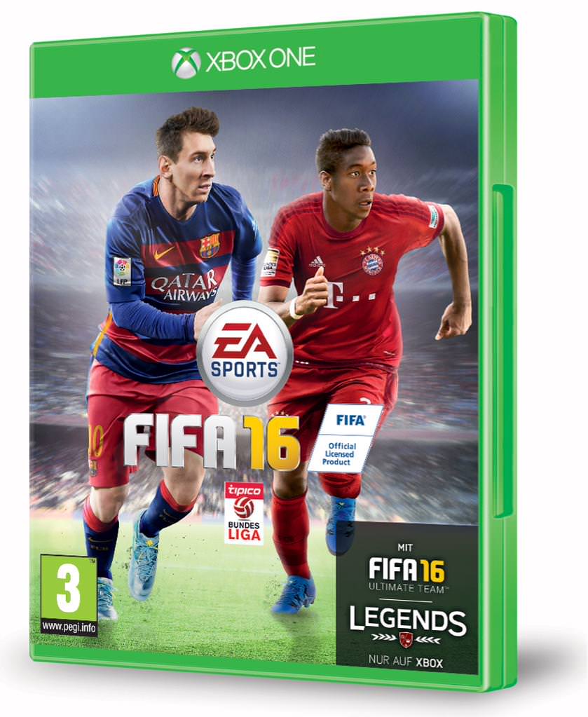 FIFA 16 Austrian Cover Featuring David Alaba