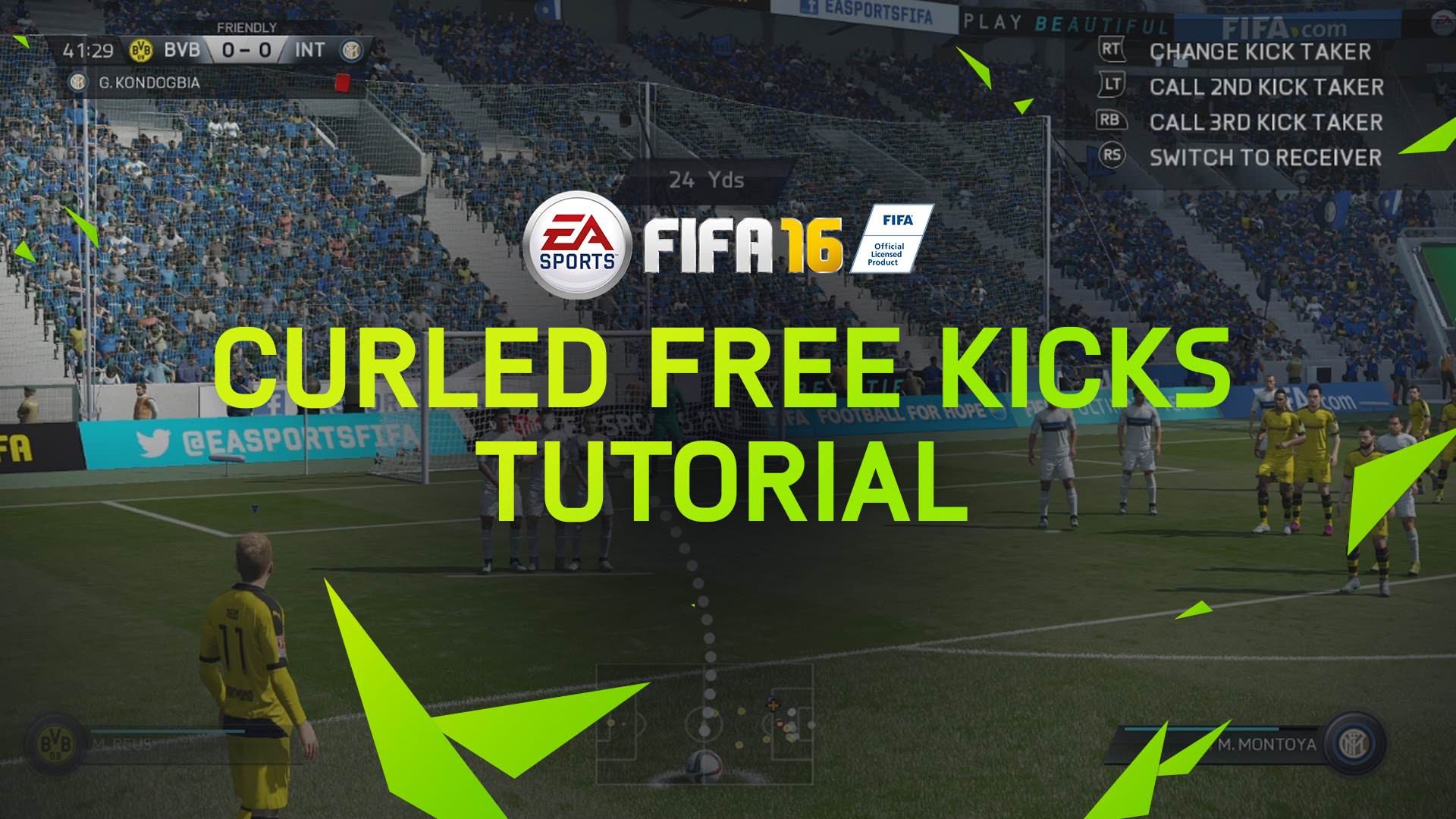 FIFA 16 Tips – Curled Free Kicks
