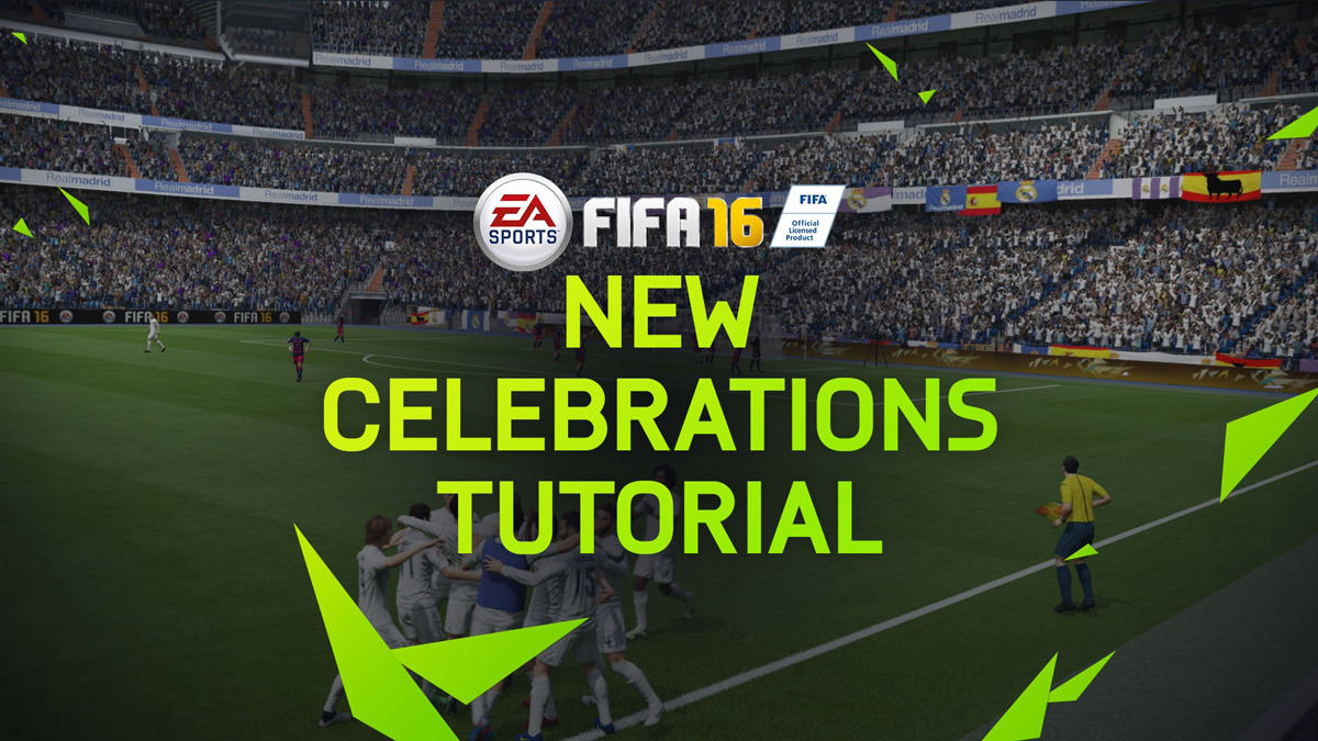FIFA 16 New Celebrations