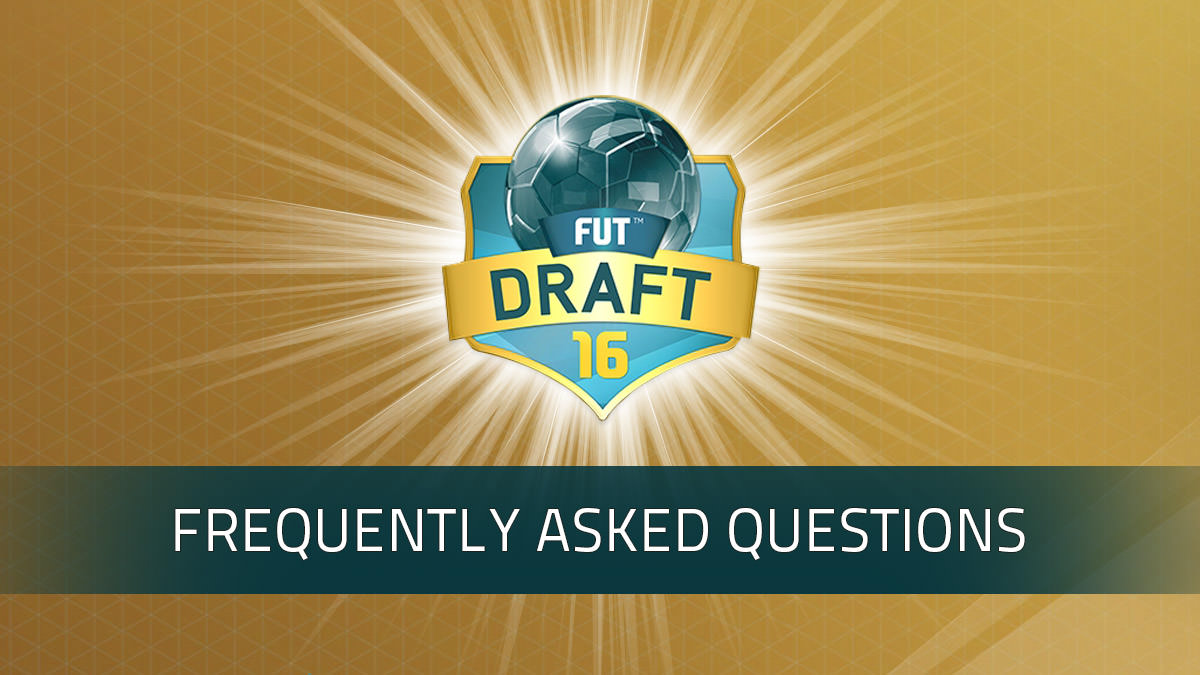 FIFA 16 Ultimate Team Draft – FAQ