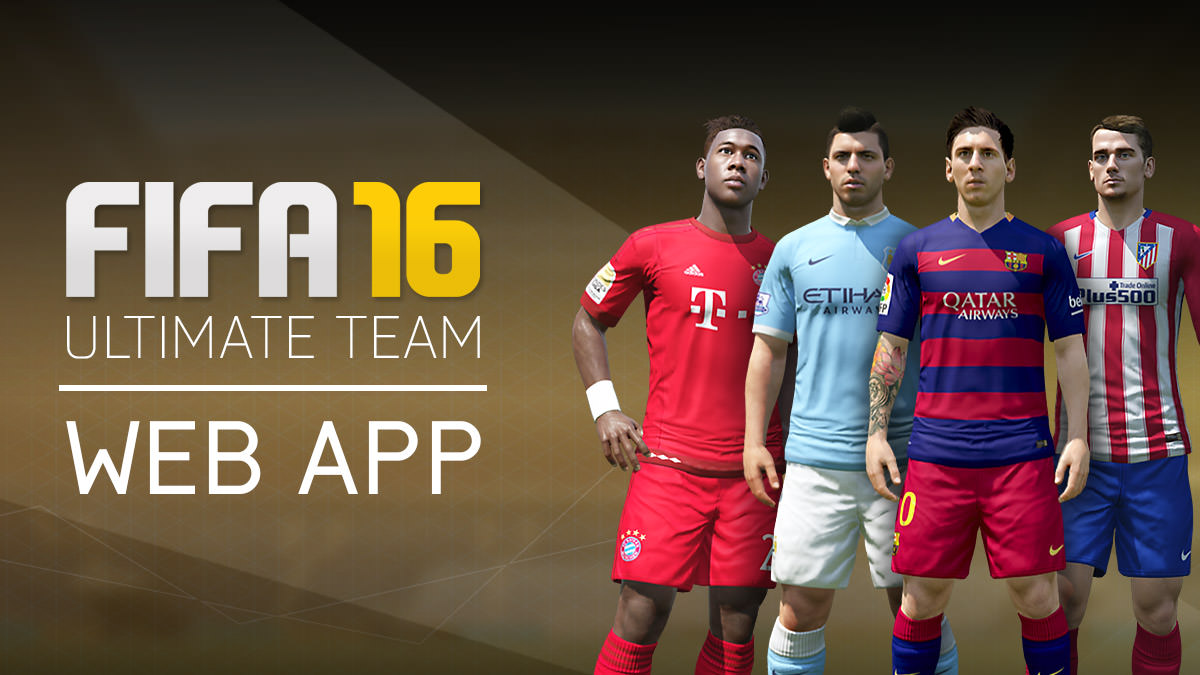 FIFA 16 Ultimate Team Web App