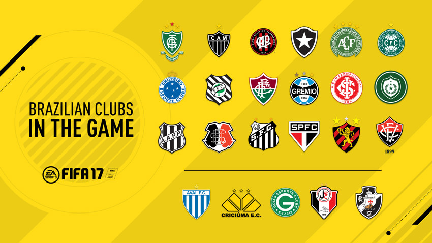 FIFA 17 Brazilian Clubs