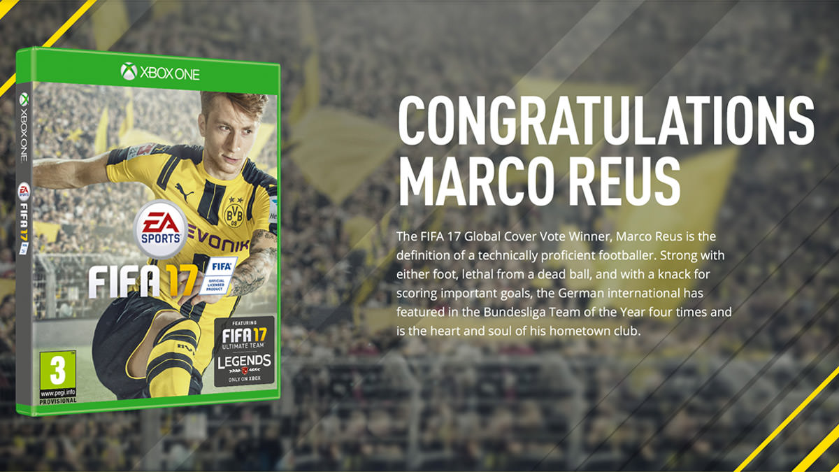 FIFA 17 Cover Winner - Marco Reus