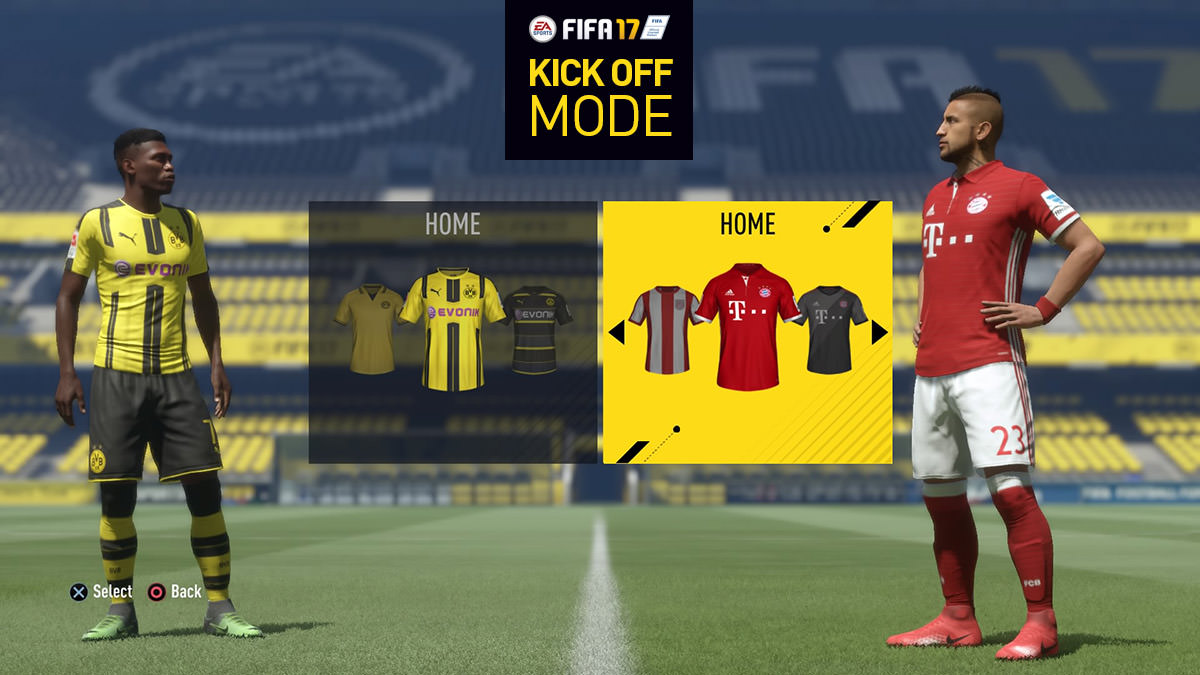 FIFA 17 Kick Off Mode