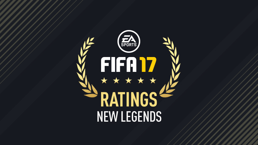 FIFA 17 New Legends Ratings