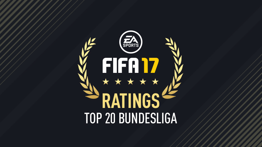 FIFA 17 Player Ratings – Top 20 Bundesliga