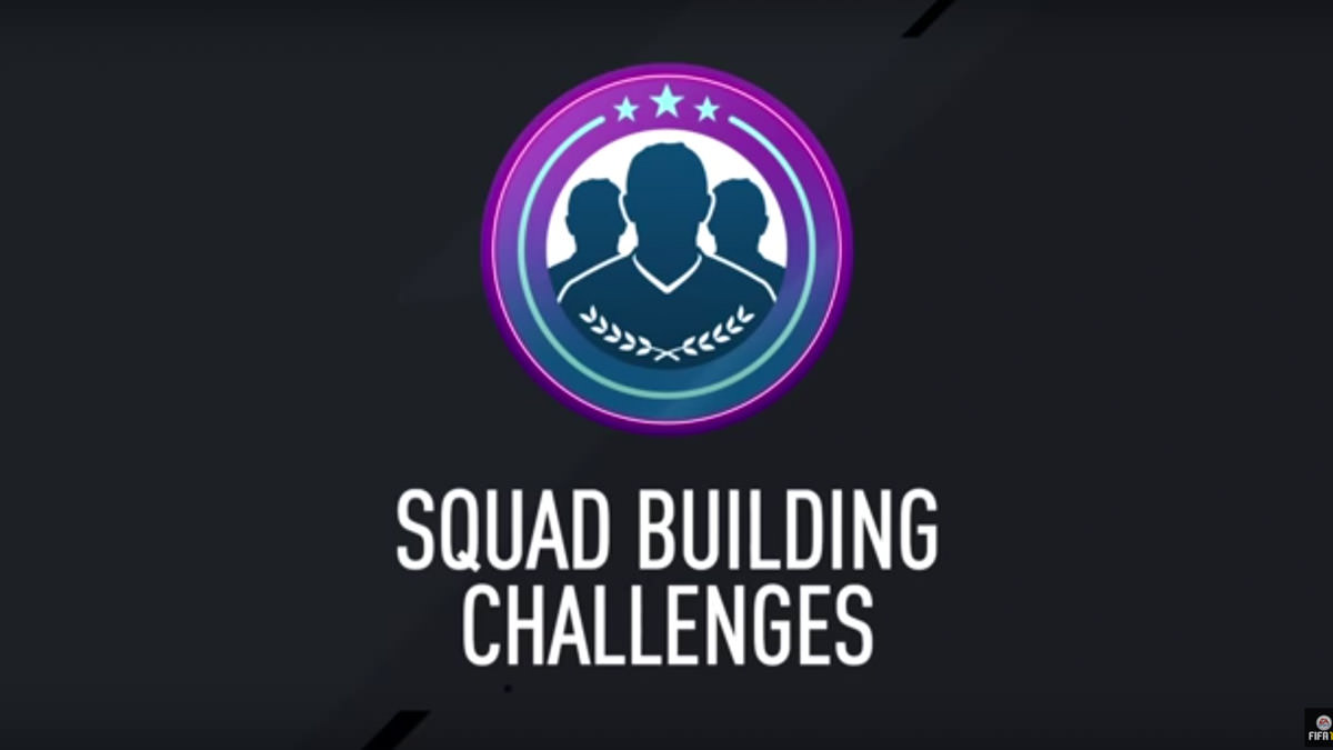 FUT 17 Squad Building Challenges