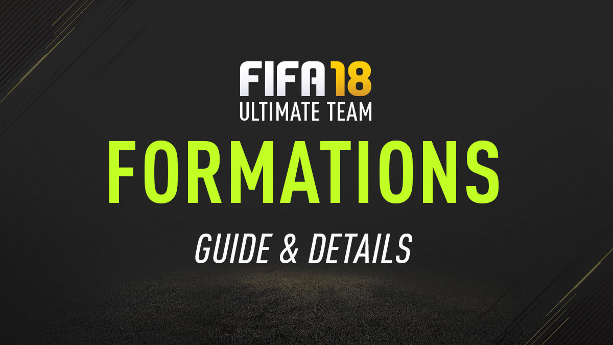 FIFA 18 Ultimate Team Formations