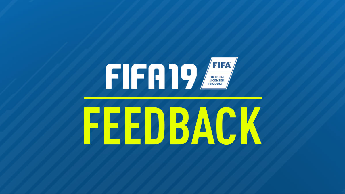 FIFA 19 Feedback