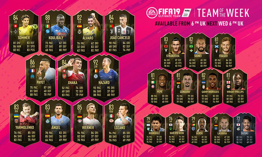 FIFA 19 Ultimate Team - Team of the Week 1