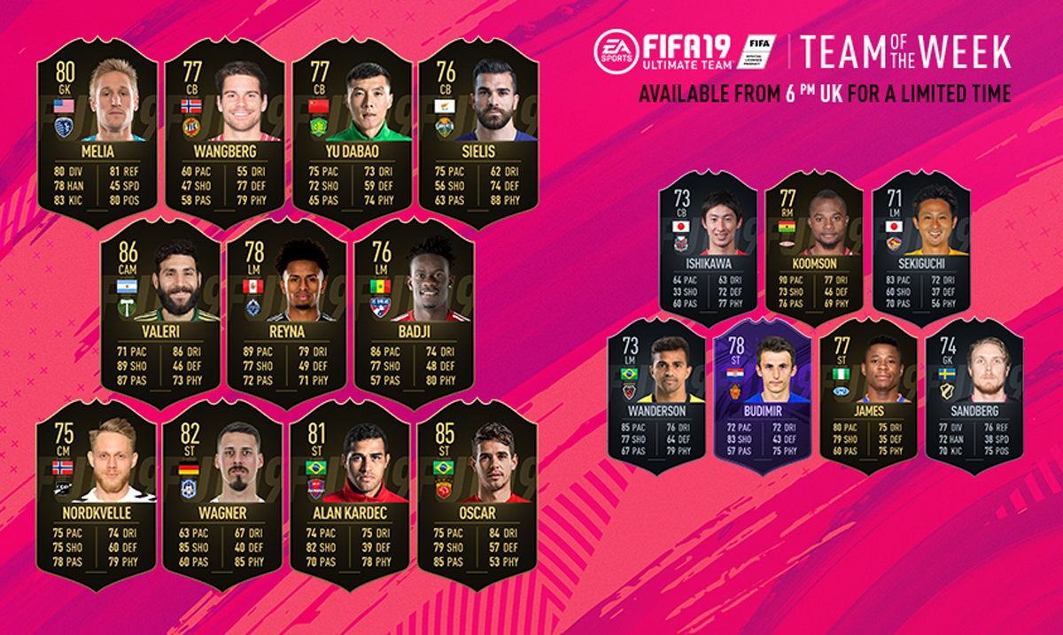 FIFA 19 Ultimate Team - Team of the Week 41
