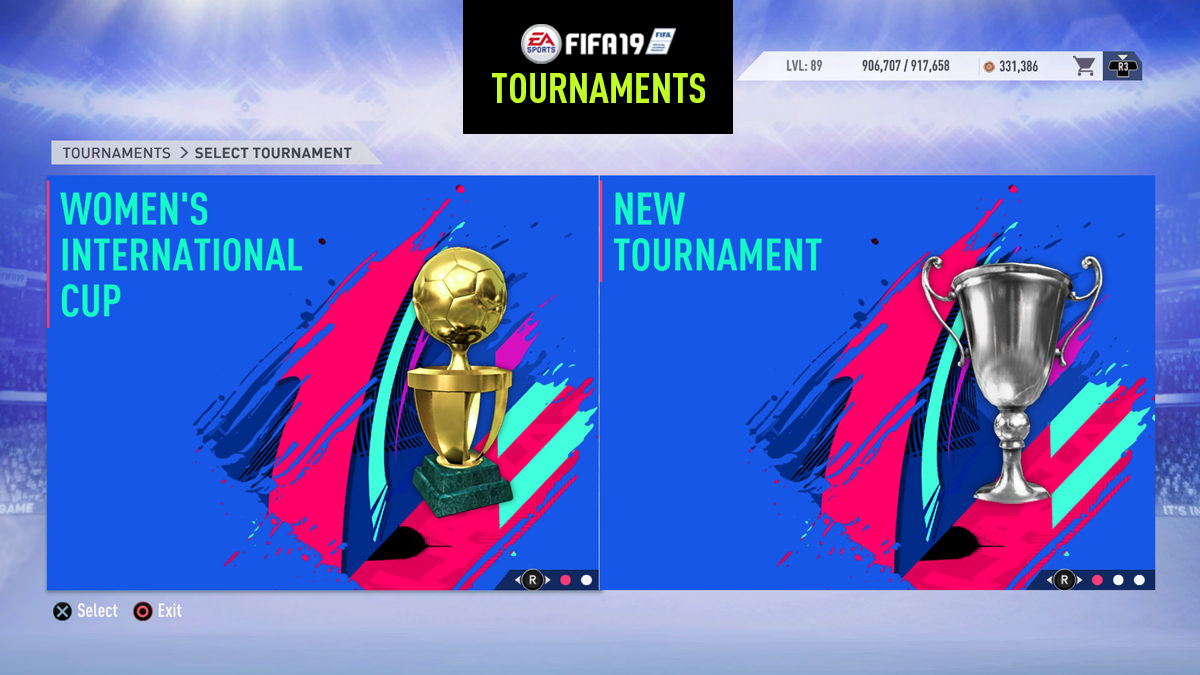 FIFA 19 Tournament Mode