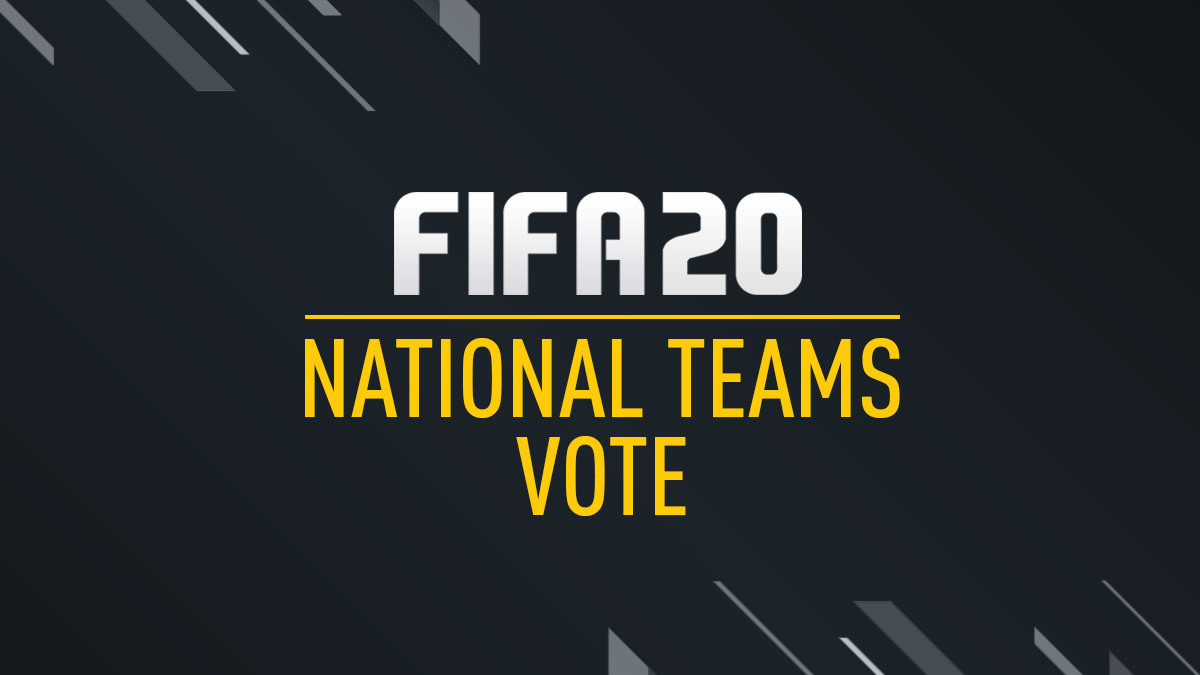 Vote for FIFA 20 National Teams