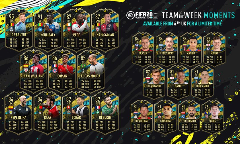 FIFA 20 Team of the Week Moments 2 (TOTW Moments 2)