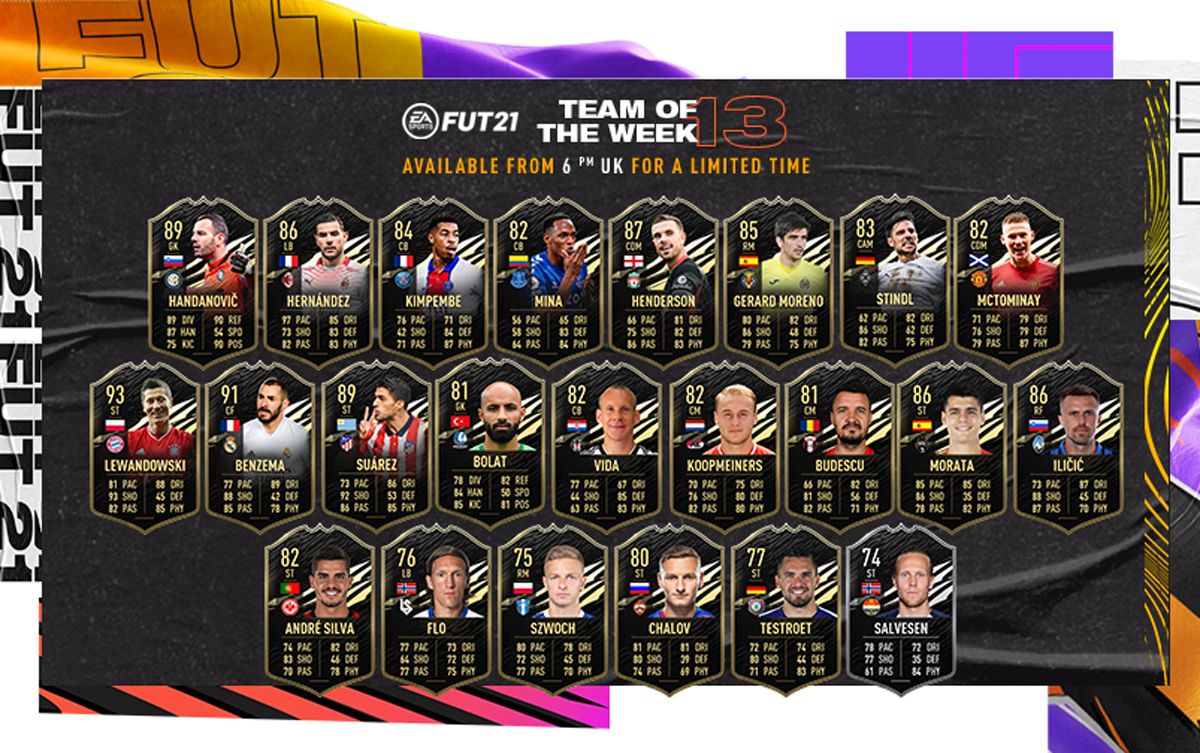 FIFA 21 Team of the Week 13 (TOTW 13)