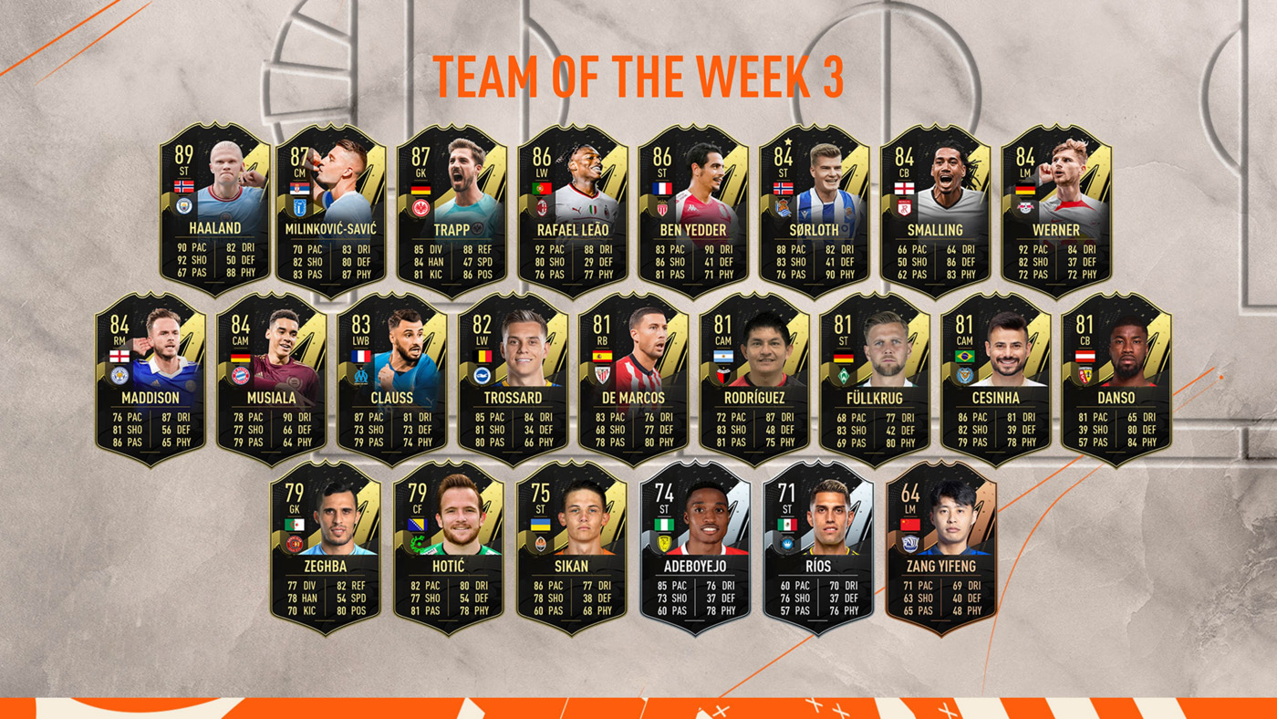 FIFA 23 Team of the Week 3 (TOTW 3)