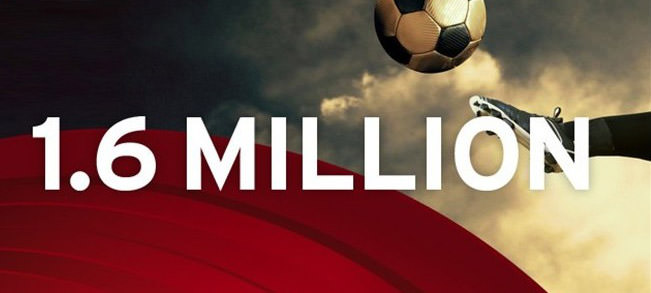 1.6m Registered for FIFA Interactive World Cup