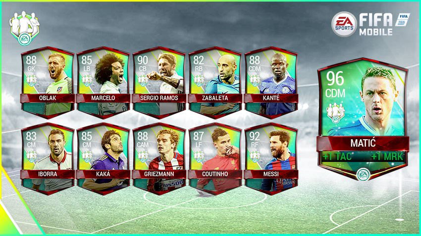 FIFA Mobile Vs Attack Community Team of the Week 2