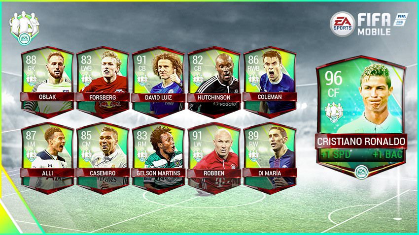 FIFA Mobile Vs Attack Community Team of the Week 4