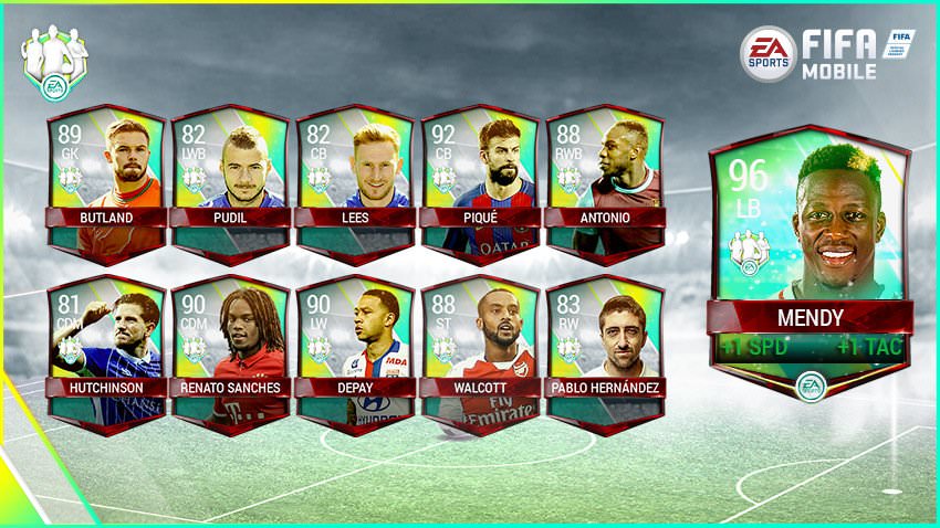 FIFA Mobile Vs Attack Community Team of the Week 6