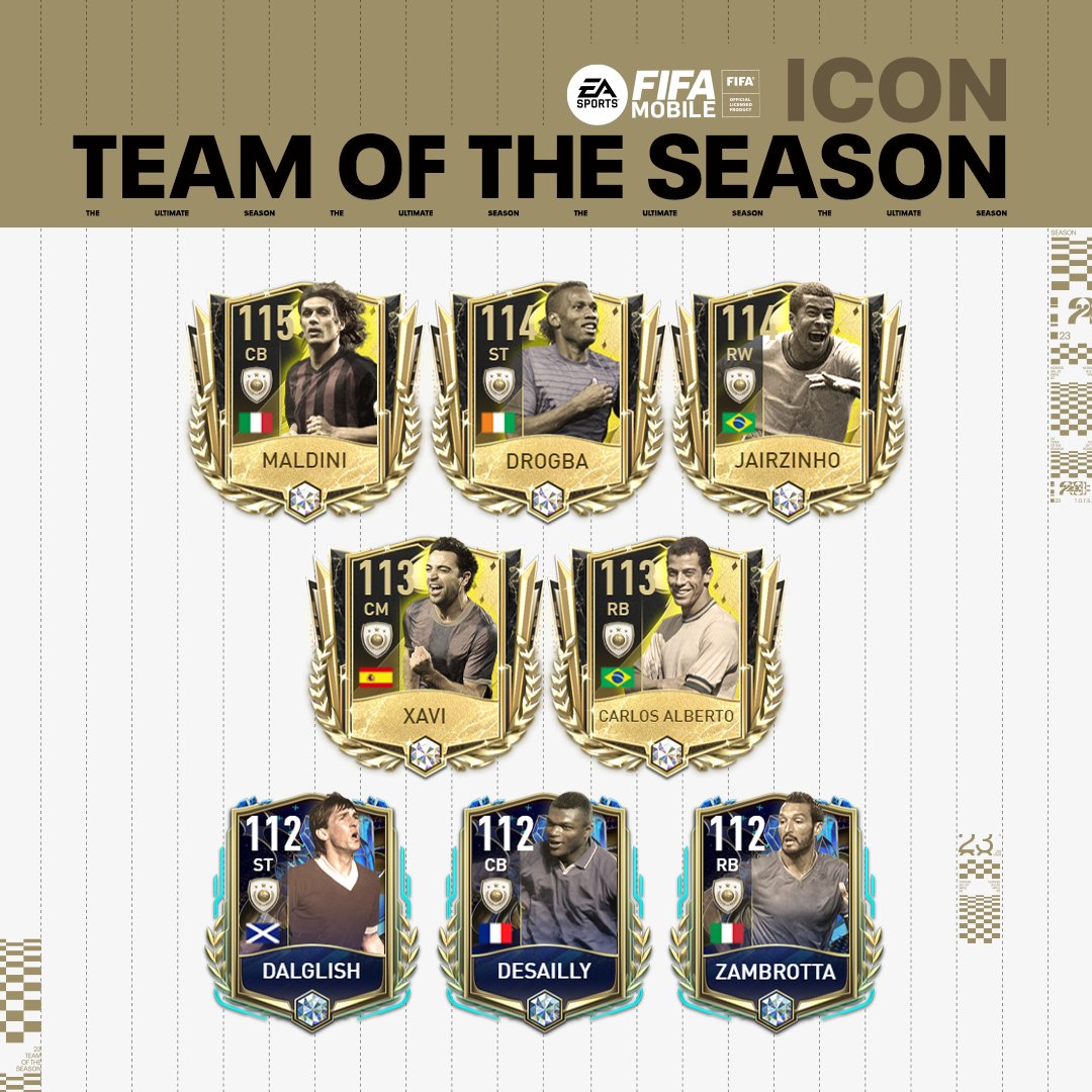 FIFA Mobile TOTS Icons