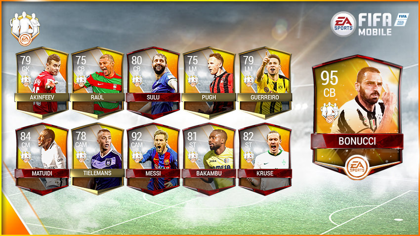 FIFA Mobile Team of the Week 8 – April 26