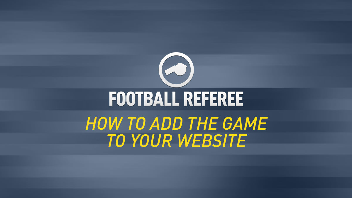 How to Add Football Referee to Your Website