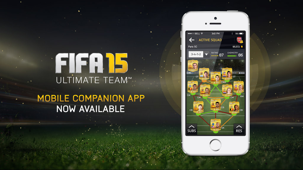 FIFA 15 Companion App on Mobile