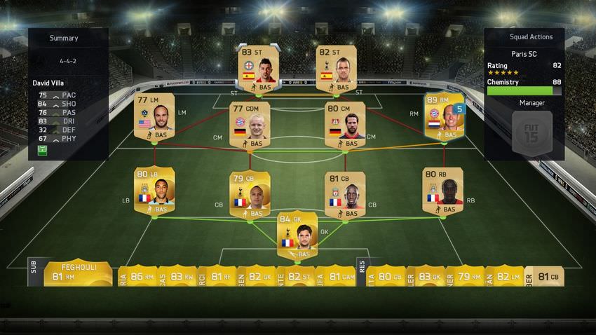 FIFA 15 Ultimate Team Screenshots