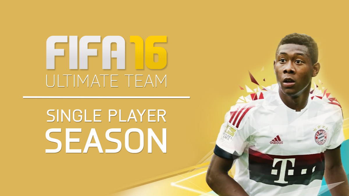 FIFA 16 Ultimate Team – Single Player Season Details