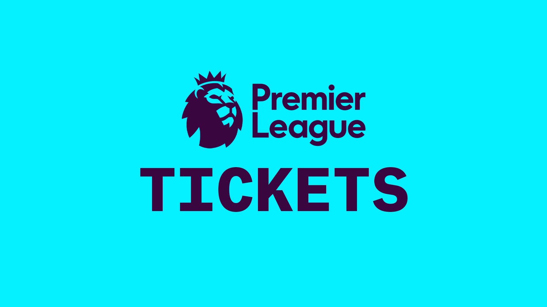English Premier League tickets and prices.