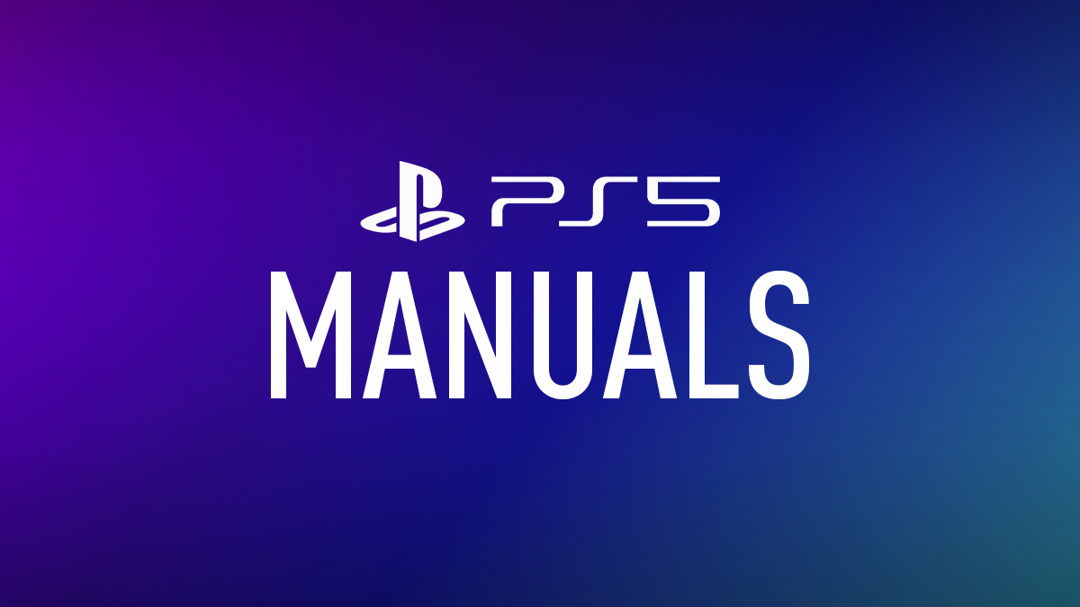 PlayStation 5 Manual