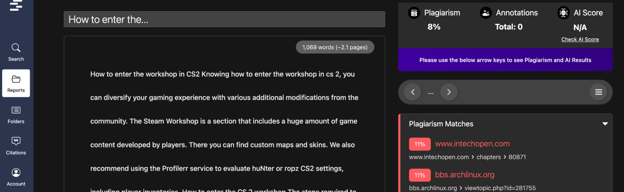CS2 Workshop