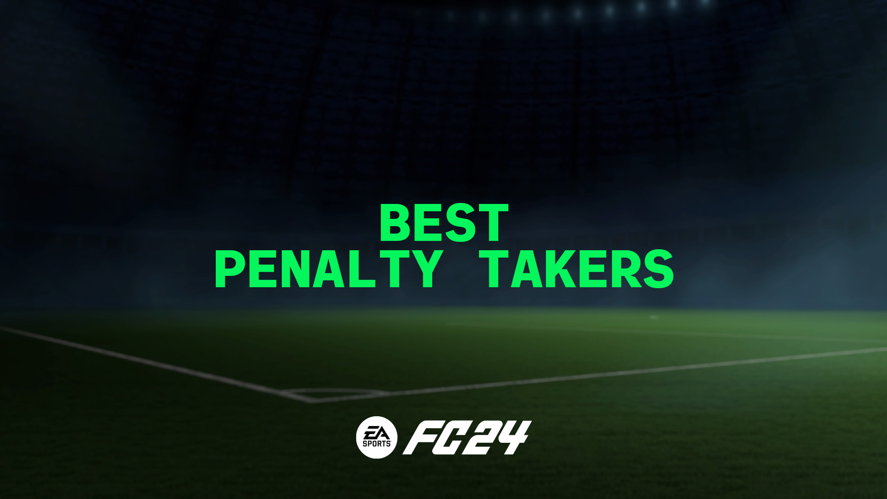 Top penalty takers in the EA Sports FC 24 video game.