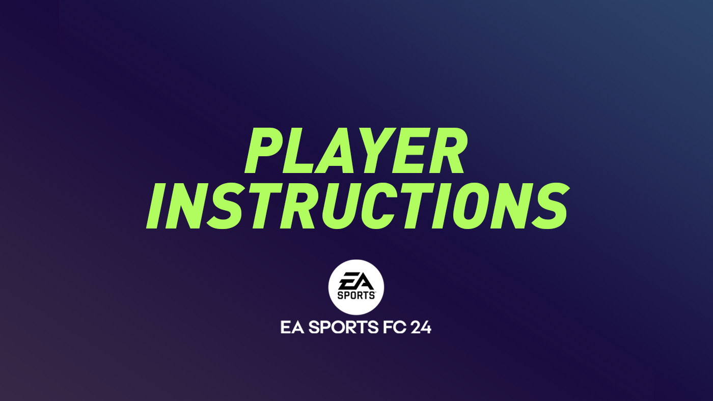 Player Instructions in FC 24
