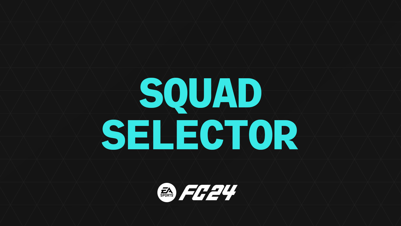 FC 24 Squad Selector