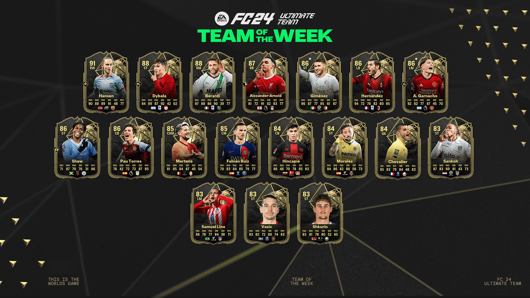 FC 24 Team of the Week 11 – TOTW 11