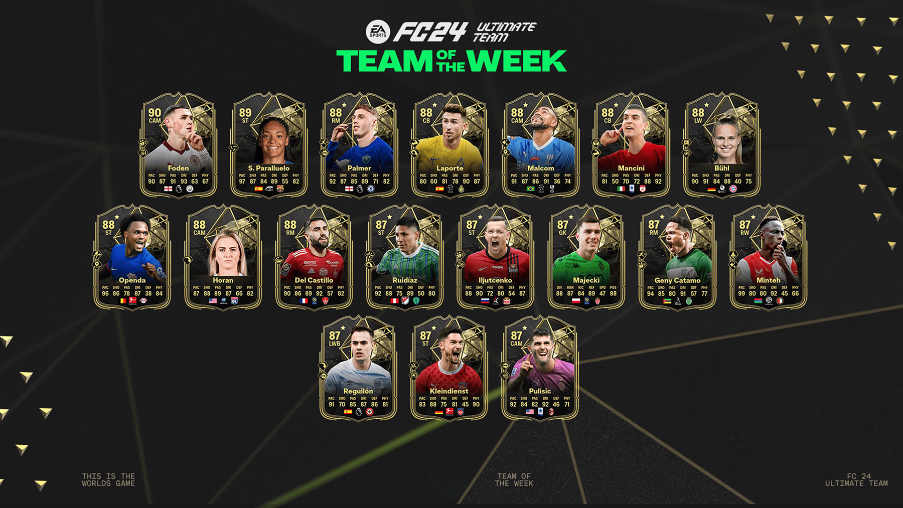 EA Sports FC 24 Team of the Week 30 is available from 10 Apr (6pm UK).