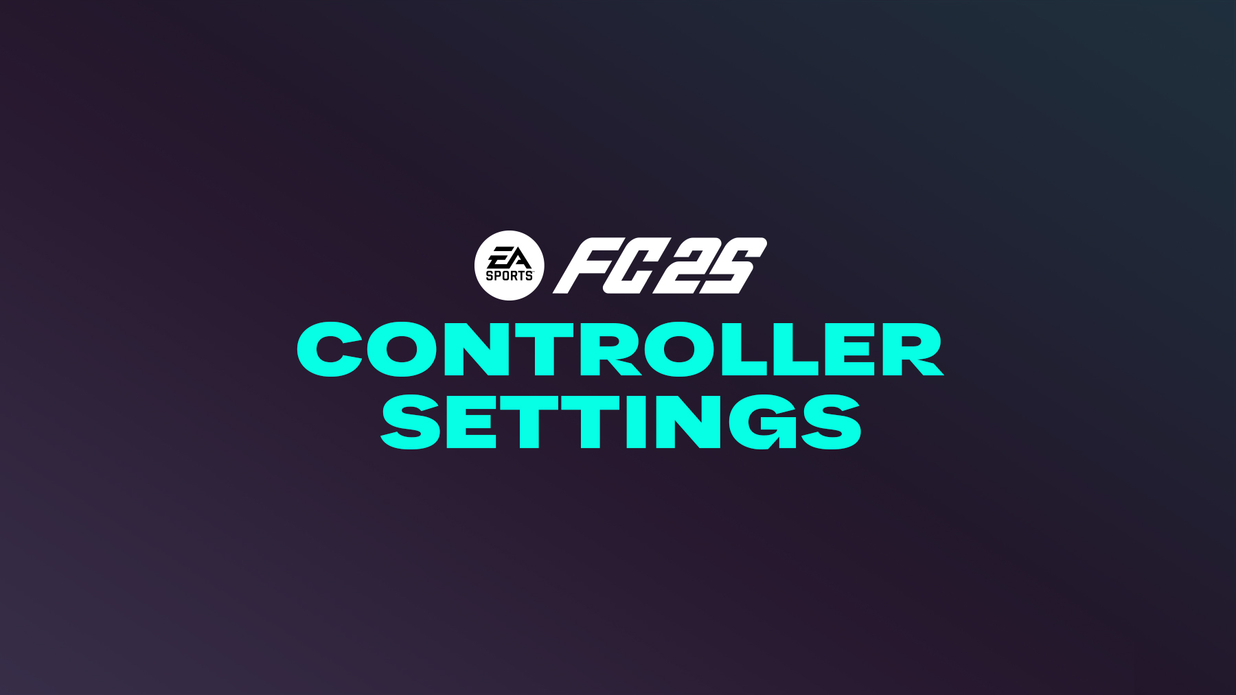 FC 25 Controller Settings