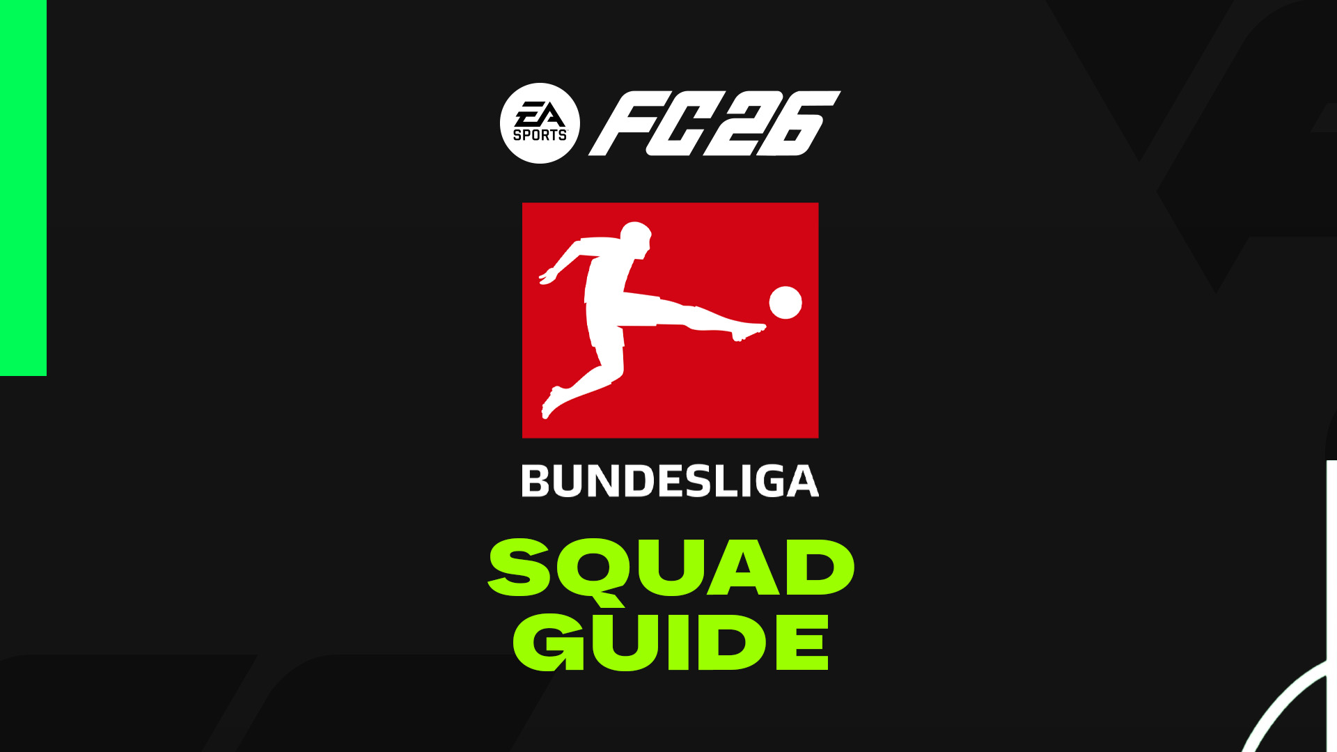 FC 26 Bundesliga Squad Guide