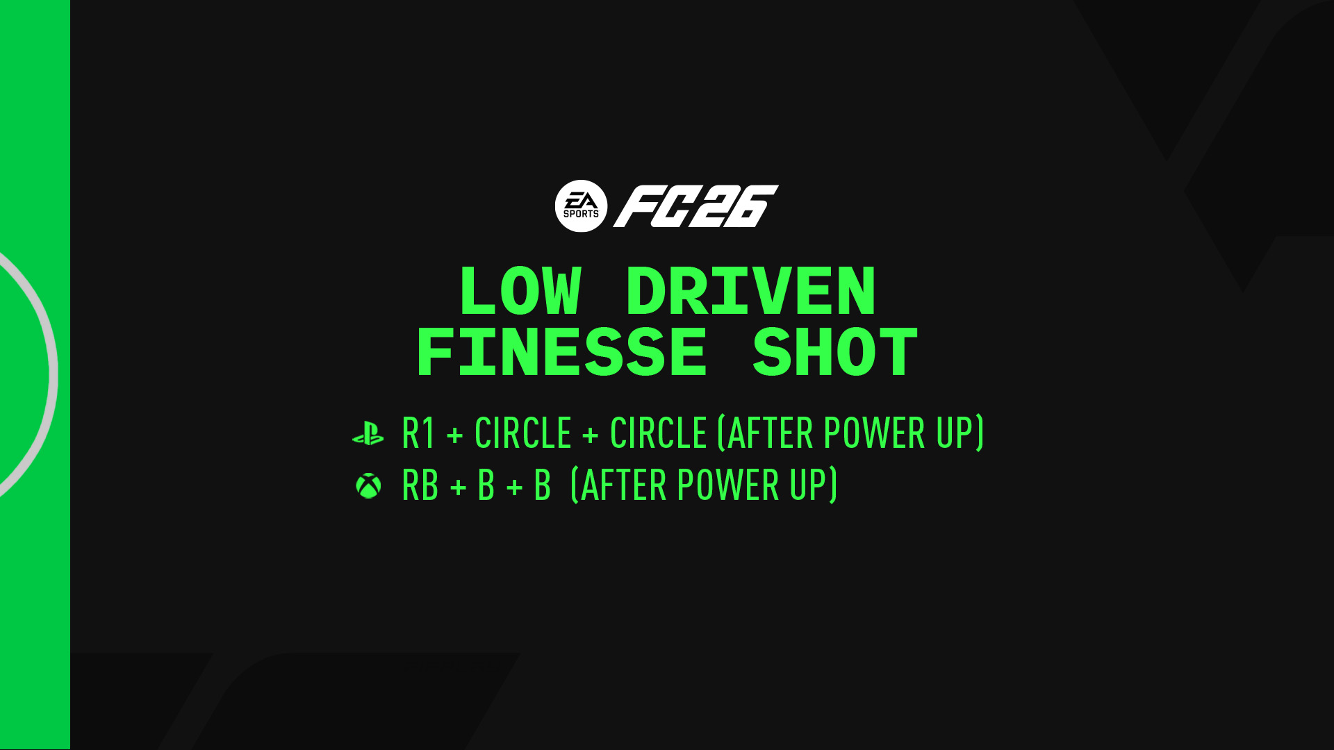 FC 26 - Low Driven Finesse Shot