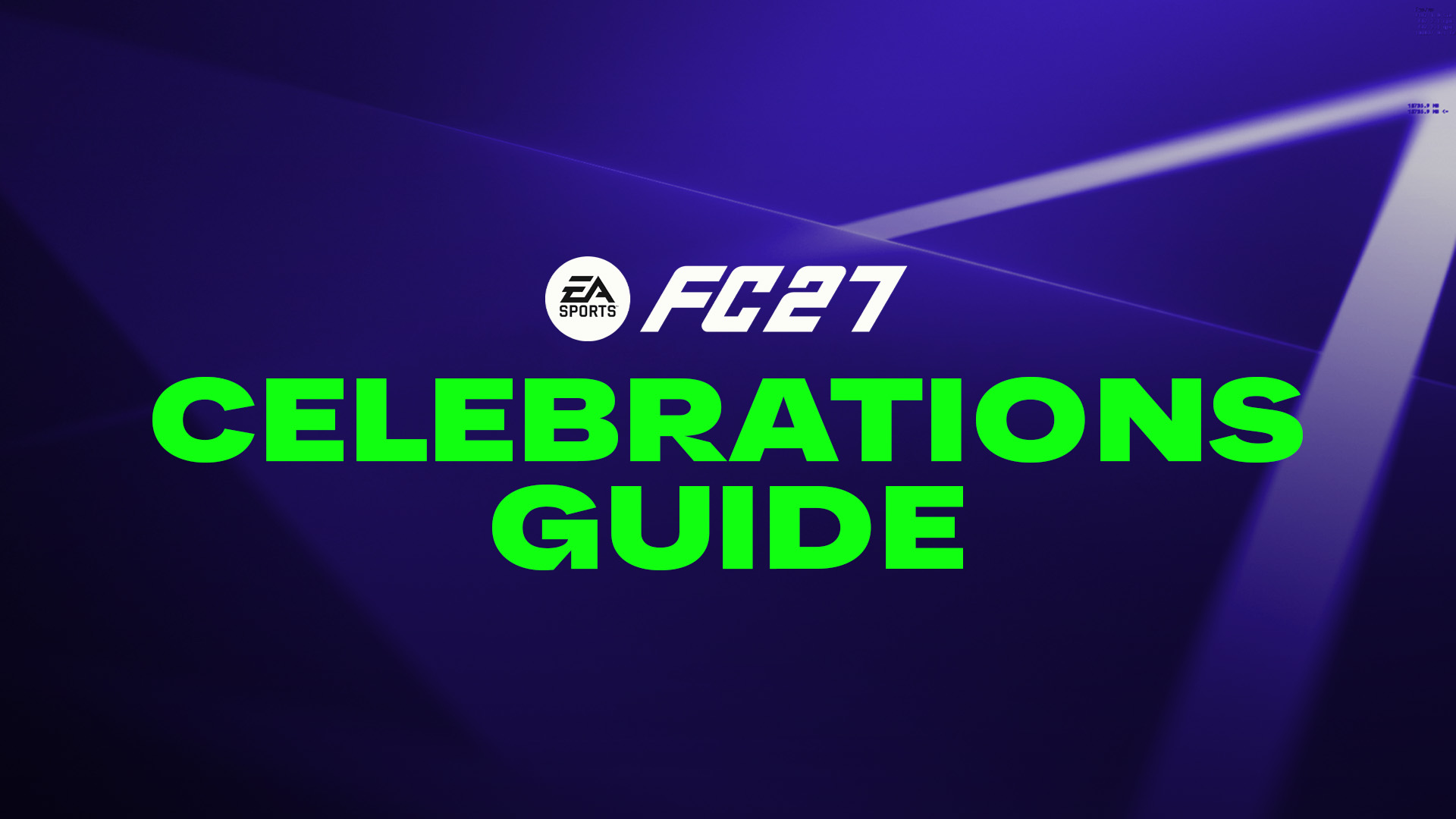 EA Sports FC 27 Goal Celebrations