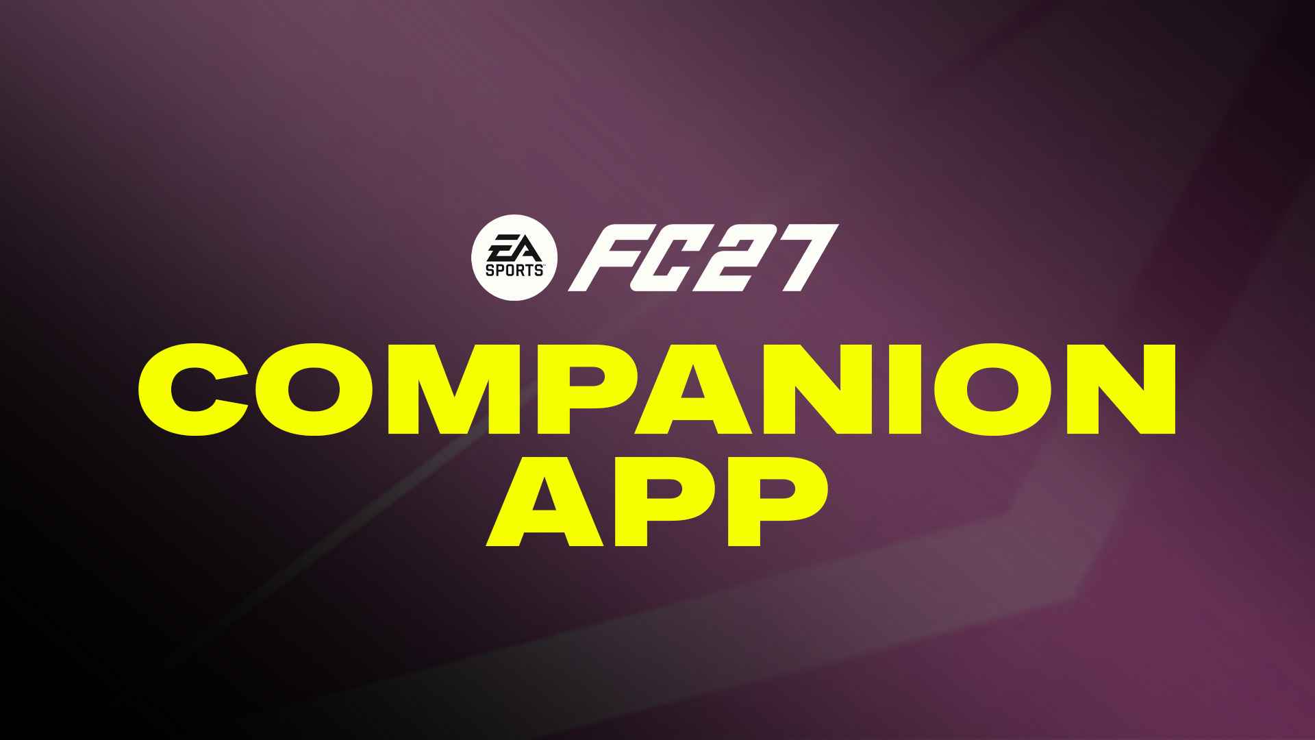 EA Sports FC 27 Companion App