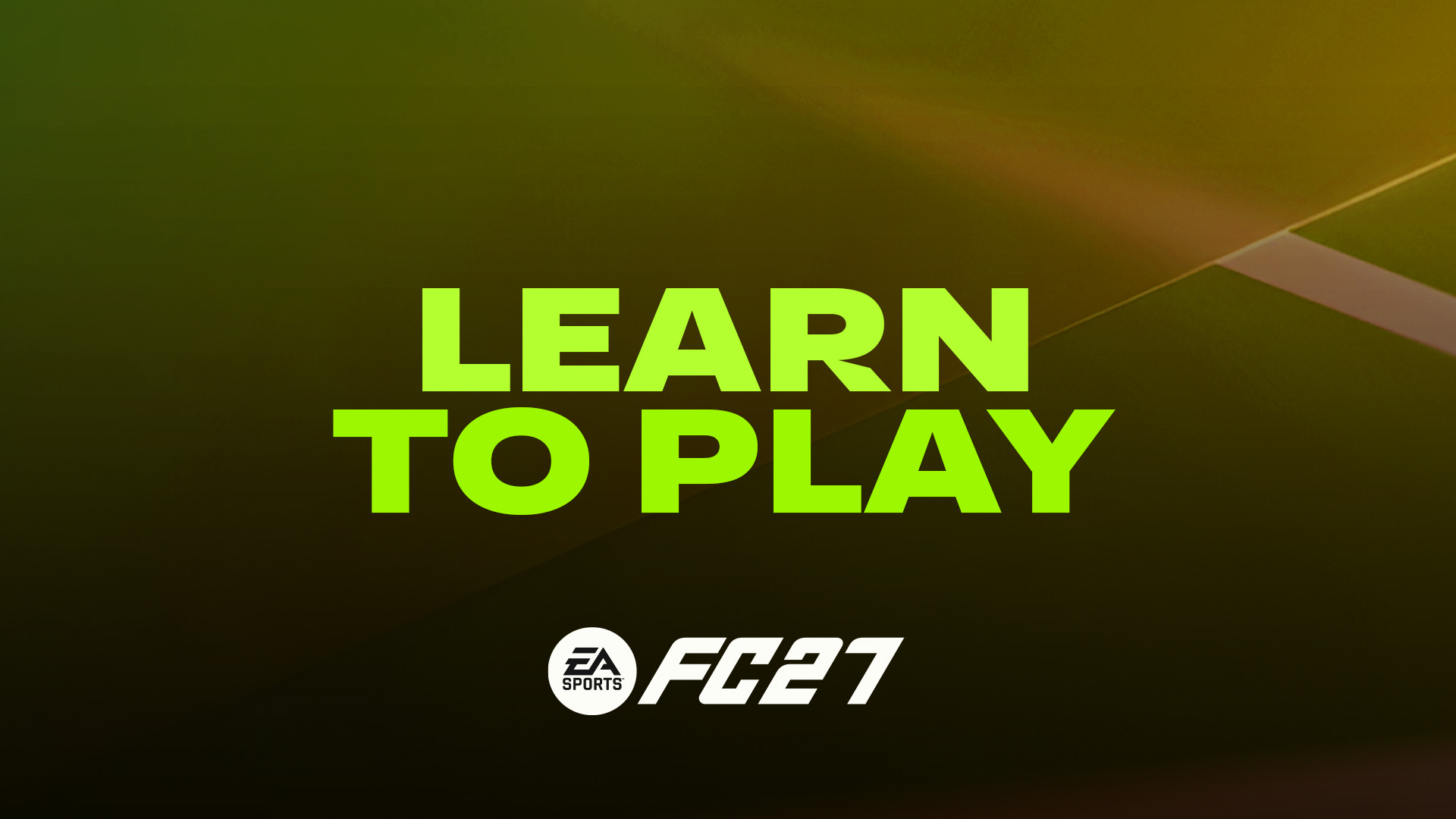 FC 27 Learn to Play Mode